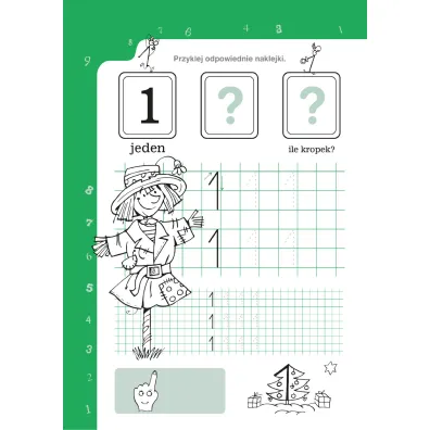 Ksi��eczka edu. A4 1 2 3. Ma�a szko�a  NAKLEJKI SKRZAT 076929 SK