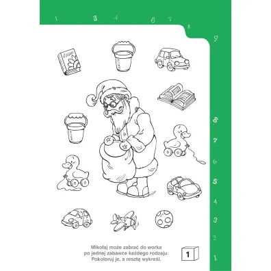 Ksi��eczka edu. A4 1 2 3. Ma�a szko�a  NAKLEJKI SKRZAT 076929 SK