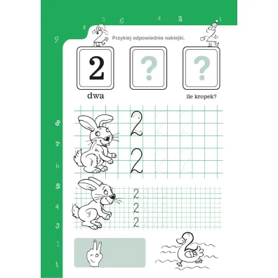 Ksi��eczka edu. A4 1 2 3. Ma�a szko�a  NAKLEJKI SKRZAT 076929 SK