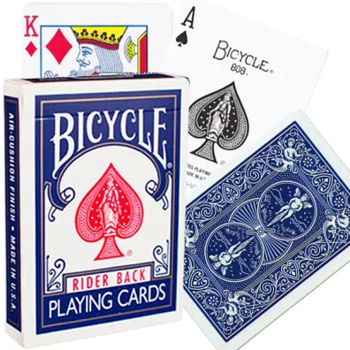 Bicycle 808, karty do gry, niebieskie