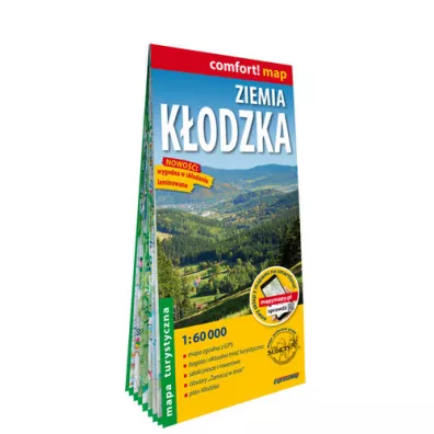 Ziemia K�odzka mapa turystyczna 1:60 000 laminat 2024