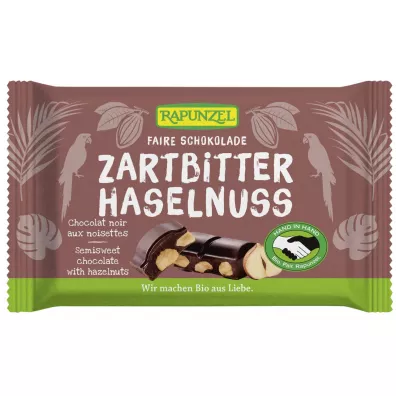 Rapunzel Czekolada gorzka z orzechami laskowymi 100 g Bio