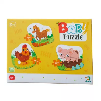 Puzzle 3w1 Dzie� na farmie Maksik