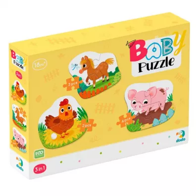 Puzzle 3w1 Dzie� na farmie Maksik