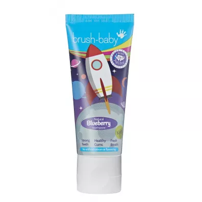 Brush-Baby Rocket pasta do z�b�w dla dzieci Blueberry 50 ml