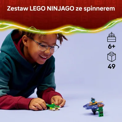 LEGO Ninjago Nya kontra zmutowany potw�r na spinnerze 71849