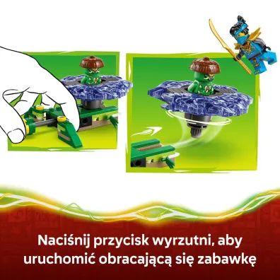 LEGO Ninjago Nya kontra zmutowany potw�r na spinnerze 71849