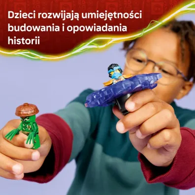 LEGO Ninjago Nya kontra zmutowany potw�r na spinnerze 71849