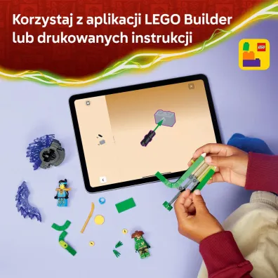 LEGO Ninjago Nya kontra zmutowany potw�r na spinnerze 71849