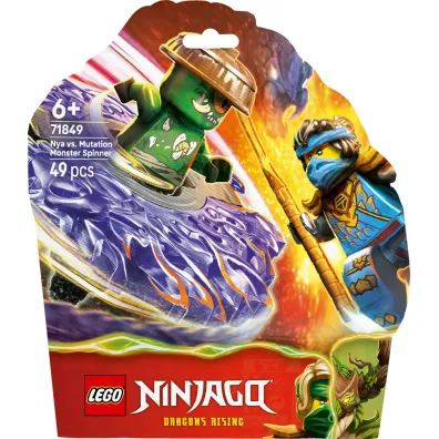 LEGO Ninjago Nya kontra zmutowany potw�r na spinnerze 71849