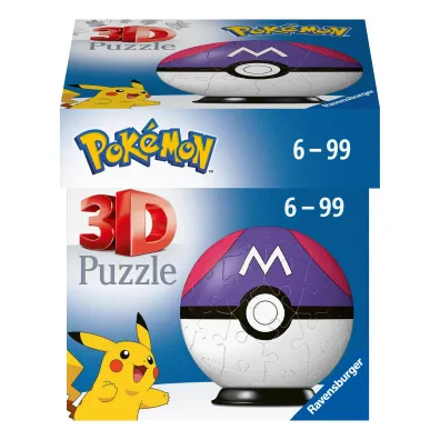 Puzzle 54 el. 3D Pokemon Master Ball Ravensburger