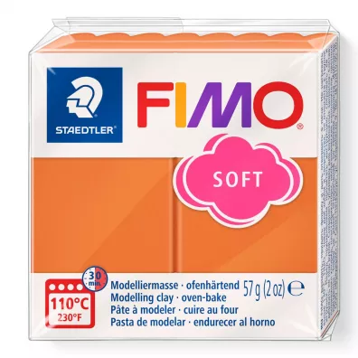Staedtler Masa plastyczna termoutwardzalna Soft, koniakowa, 57g, kostka