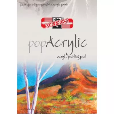 Koh-I-Noor Blok Pop Acrylic A4 400 g 10 kartek