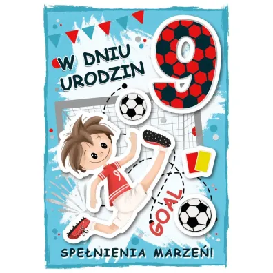 Armin Style KARNET URODZINY 9 B6 Z KOP AS GM-1095 FOL