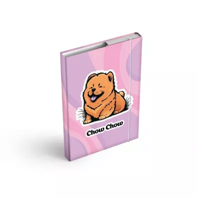 MFP Teczka skrzyd�owa z gumk� A5 Chow Chow