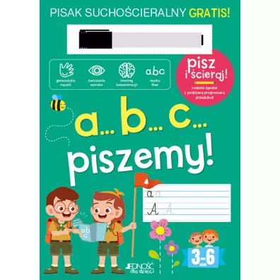 A...B...C... piszemy!. Ksika z pisakiem suchocieralnym - Oliwia  Dulba
