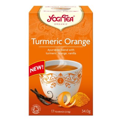 Yogi Tea Herbatka kurkuma pomarańcza (Turmeric orange) 17 x 2 g Bio