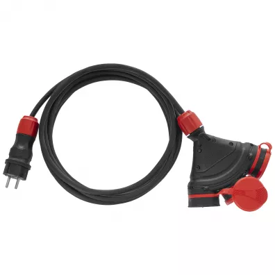 Awtools Przeduacz extreme 20m 3x1,5 mm 3 gniazda ip54 16a/4000w