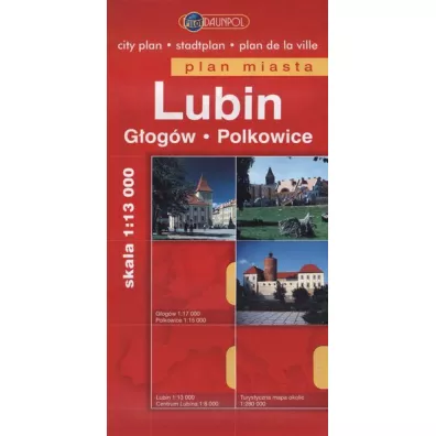 Lubin plan miasta 1:13000 G�og�w Polkowice/Europilot//