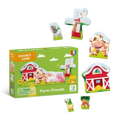 Puzzle Gra magnetyczna - Przyjaciele z farmy Dodo