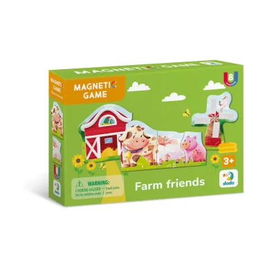 Puzzle Gra magnetyczna - Przyjaciele z farmy Dodo