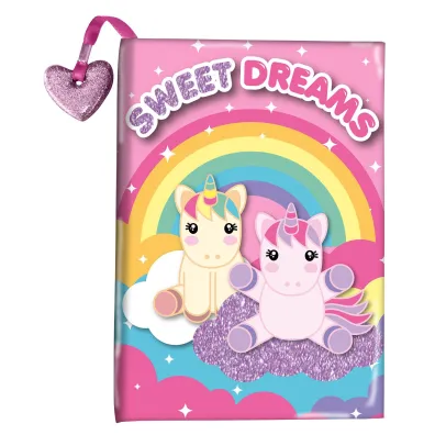 Pami�tnik brokatowy z serduszkiem Sweet Dreams