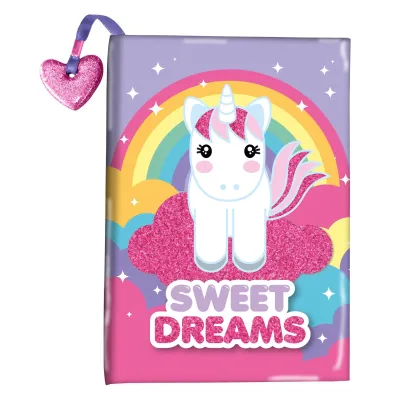Pami�tnik brokatowy z serduszkiem Sweet Dreams