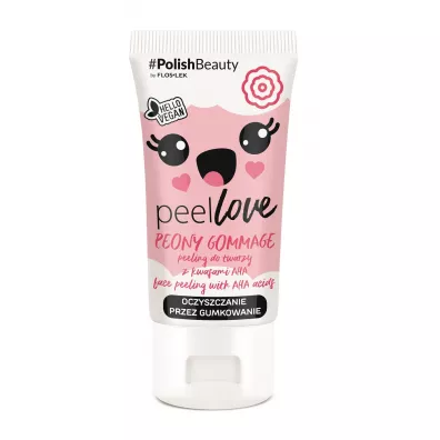 Floslek Peellove Peony Gommage peeling do twarzy z kwasami AHA 75 ml