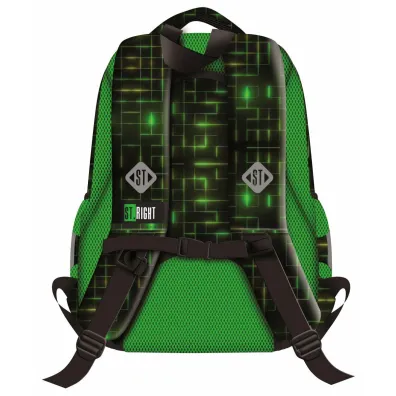 St. Majewski Plecak 3 komorowy BP26 Neon Pad
