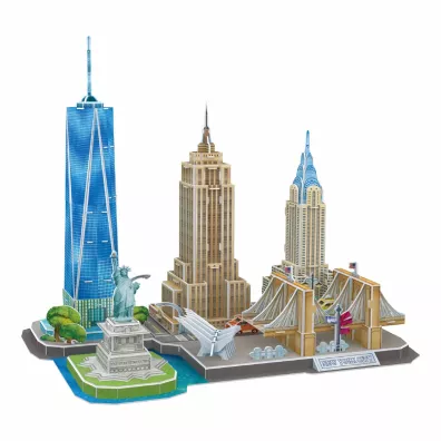Puzzle 3D 123 el. City Line. New York City Cubic Fun