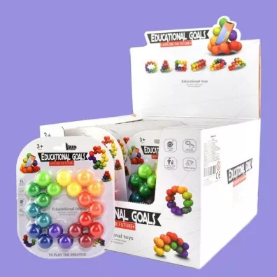 Sensoryczne puzzle kulki Robe