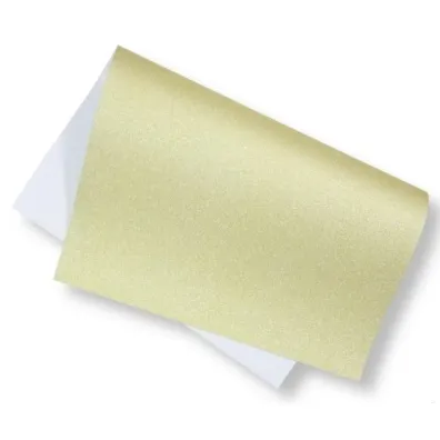 Polsirhurt Brystol brokatowy cytrynowy 200g, 40x60cm 5 szt.