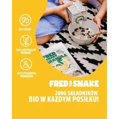 Diet-Food Granola Fred The Snake - Mango i Czarna Porzeczka 200 g Bio