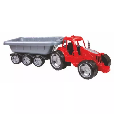 Traktor z akcesoriami PLASTIK POLSKA  409281 Czako