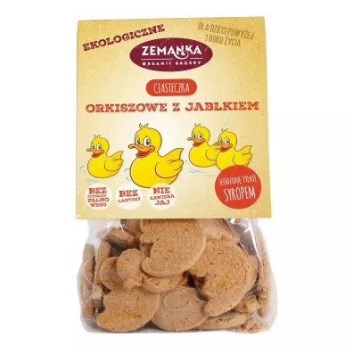 Zemanka Ciastka orkiszowe z jabkiem 100 g Bio