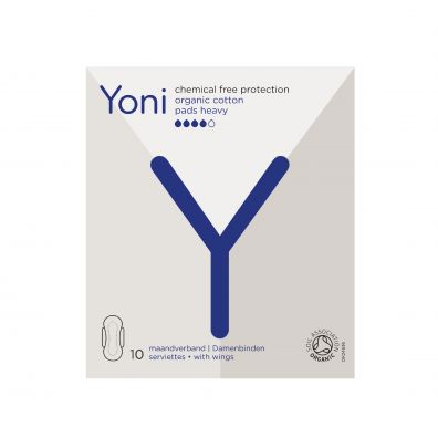 Yoni Organic Cotton Pads podpaski z baweny organicznej Heavy 10 szt.