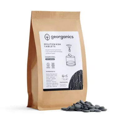 Georganics Naturalne tabletki do p�ukania jamy ustnej Activated Charcoal 720 szt.