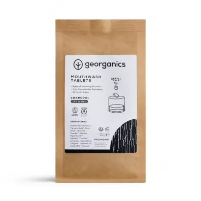 Georganics Naturalne tabletki do p�ukania jamy ustnej Activated Charcoal 720 szt.