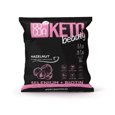 Cocoa Orzechy laskowe w keto czekoladzie ciemnej beauty Suplement diety (09.04.2025) 70 g