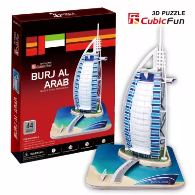 Puzzle 3D 37 el. Burj Al Arab Cubic Fun
