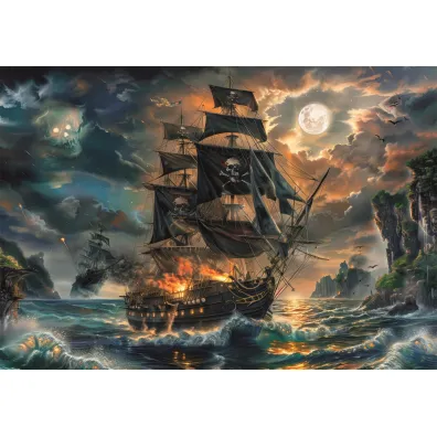 Puzzle 300 el. Super Pirets Clementoni