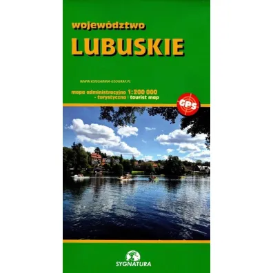 Mapa tur. wojew�dztwo lubuskie 1:200 000