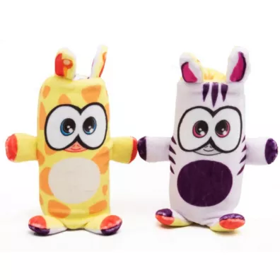 Dublusie – dwustronne Maskotki - �yrafa/zebra Epee
