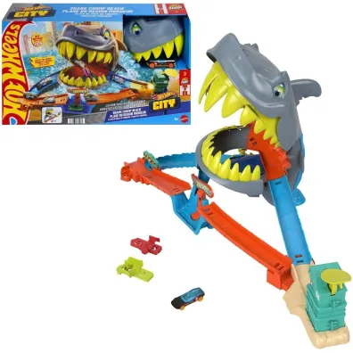 Tor Hot Wheels City Rekin Starcie na pla�y Mattel