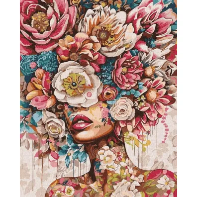 Ideyka Malowanie po numerach - Nastr�j kwiatowy 40x50cm