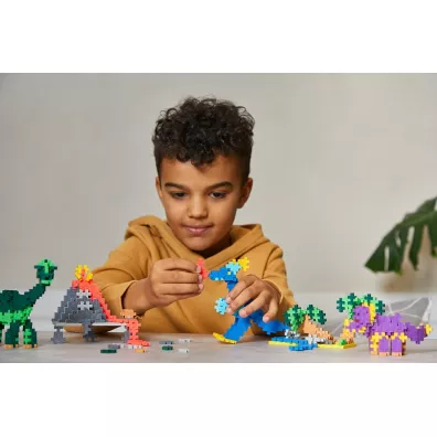 Plus Plus. Klock. i Naucz si� budowa�. Dinozaury 600 element�w