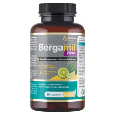 Xenico Pharma Bergamil Forte - suplement diety 90 kaps.