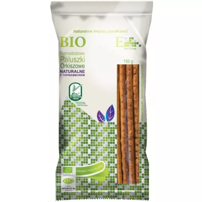 Paluszki Bio Paluszki orkiszowe penoziarniste naturalne z topinamburem 150 g Bio