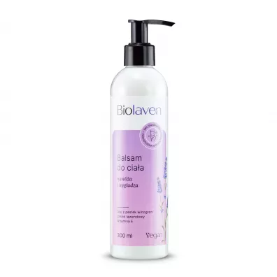 Biolaven Nawil�aj�cy balsam do cia�a Olej z Pestek Winogron & Olejek Lawendowy 300 ml