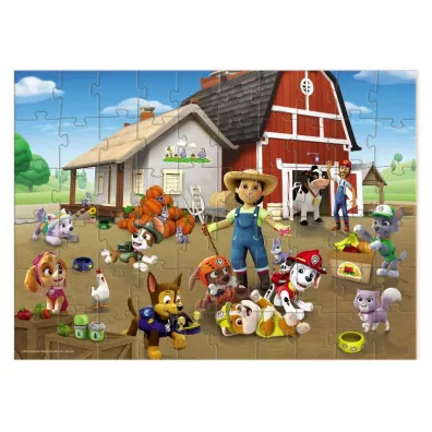 Puzzle 60 el. Wimmel - Psi Patrol - Na farmie Dodo